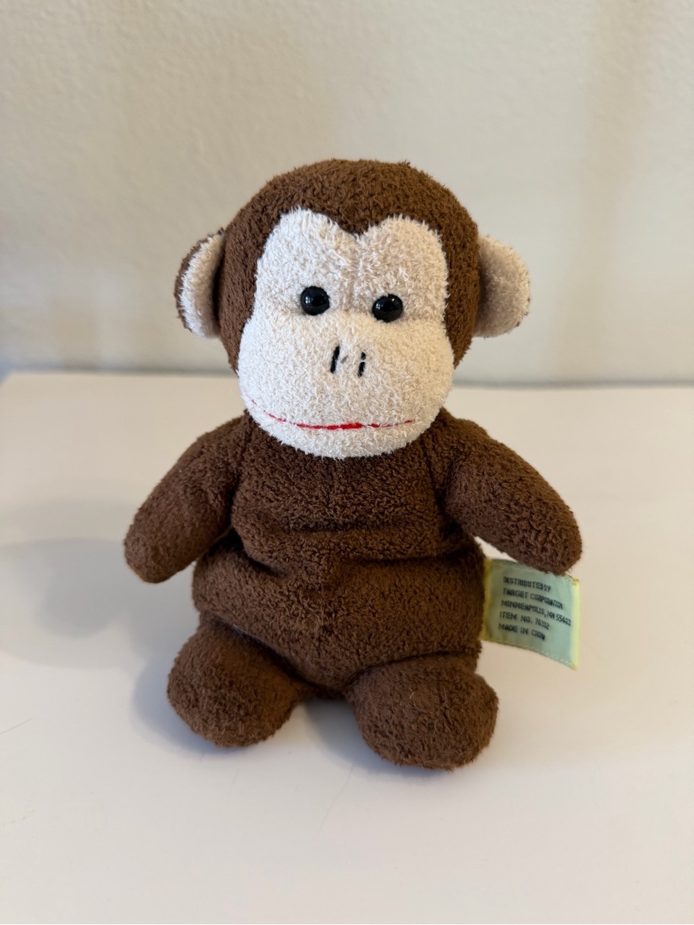 Target Monkey Plush Stuffed Animal vintage - Soft Cuddly Toy